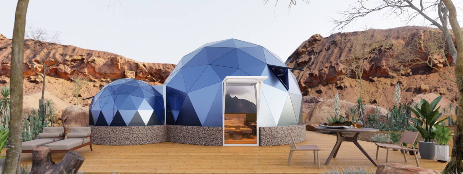 泗水县球形智能光伏玻璃星空房